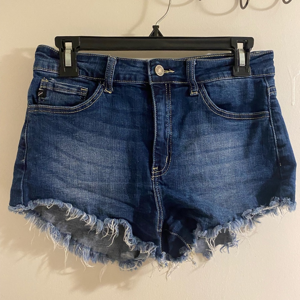 Women Kancan Jean denim  short shorts size 9/28